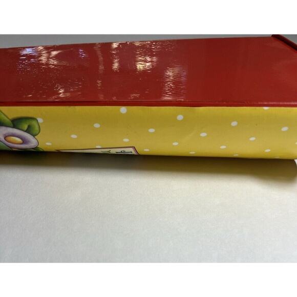 Mary‎ Engelbreit ME Flower Garden Metal Half Pail Vase Wall Table Decor 10” - Picture 10 of 14